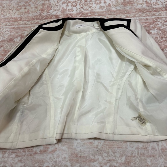 CALVIN KLEIN Contrast Black & White Jacket - Picture 6 of 9